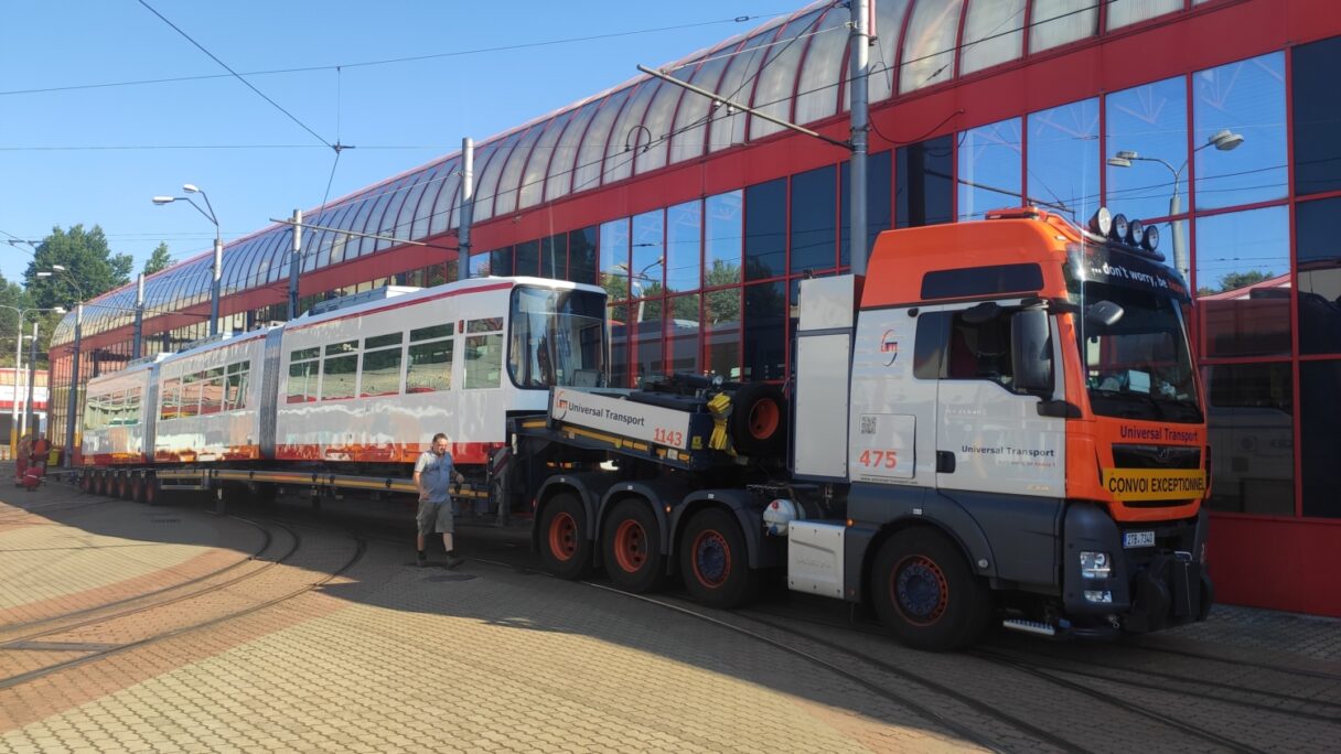 Do Liberce dorazila na modernizaci poslední tramvaj ze Zwickau
