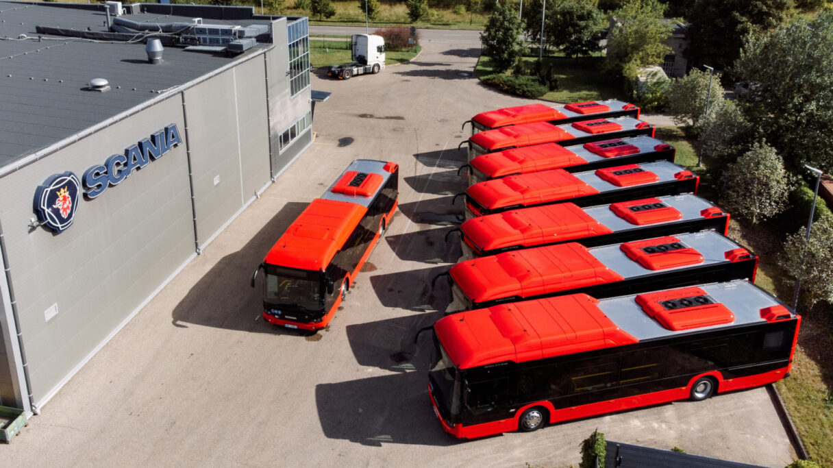 Velké autobusové střídání v lotyšském Daugavpilsu