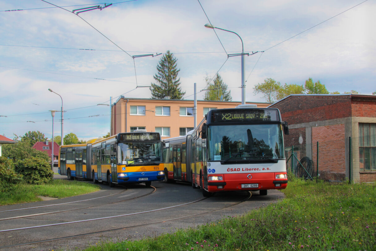 Renesance kloubových Citybusů v Liberci