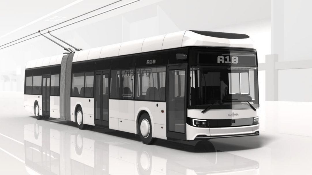 Nové provedení městských vozidel řady „A“ je na trhu nabízeno od konce loňského roku. Vizualizace představuje článkový trolejbus A18T. (zdroj: SVE)