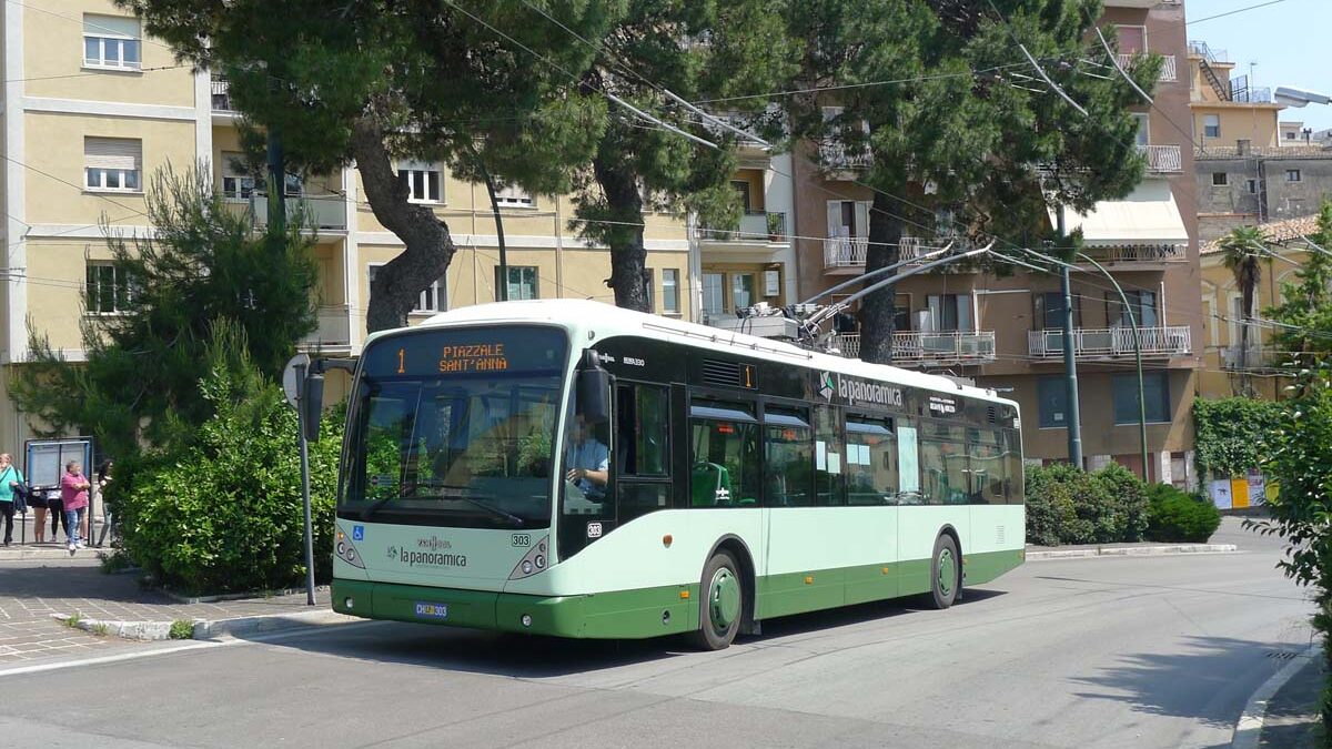 Trolejbus ev. č. 303 na snímku z 5. června 2019. (foto: Nomen)