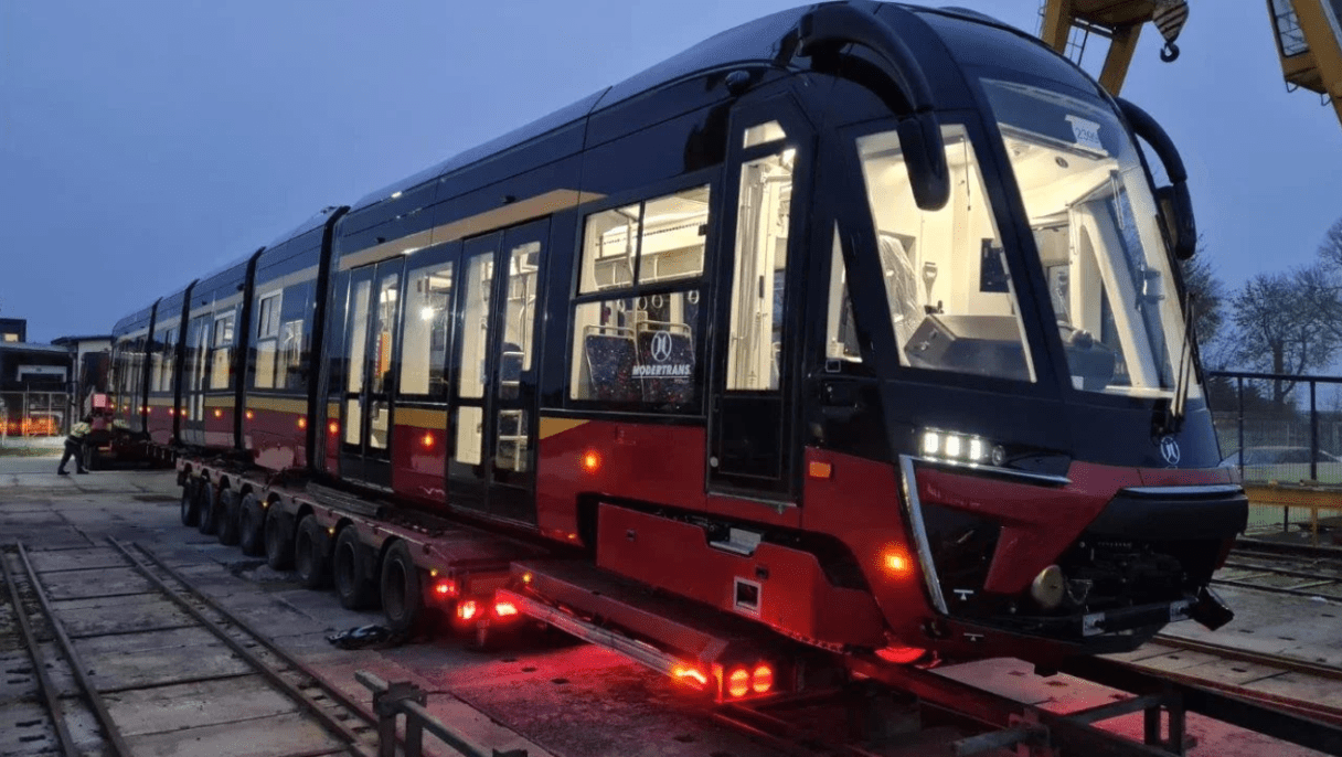 Do Lodže dorazila první nová tramvaj Moderus Gamma LF 06 AC