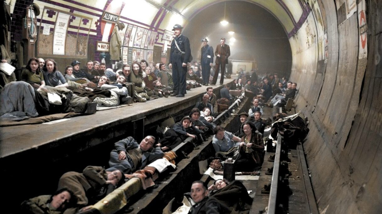 Londýnské metro (nejen) jako kryt během války