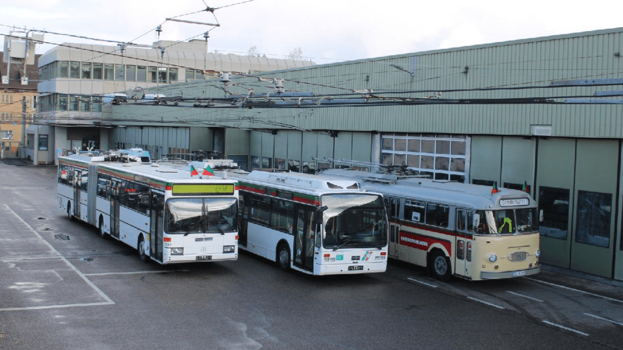 Stuttgartské muzeum obohatil trolejbus Mercedes-Benz O 405 GTD
