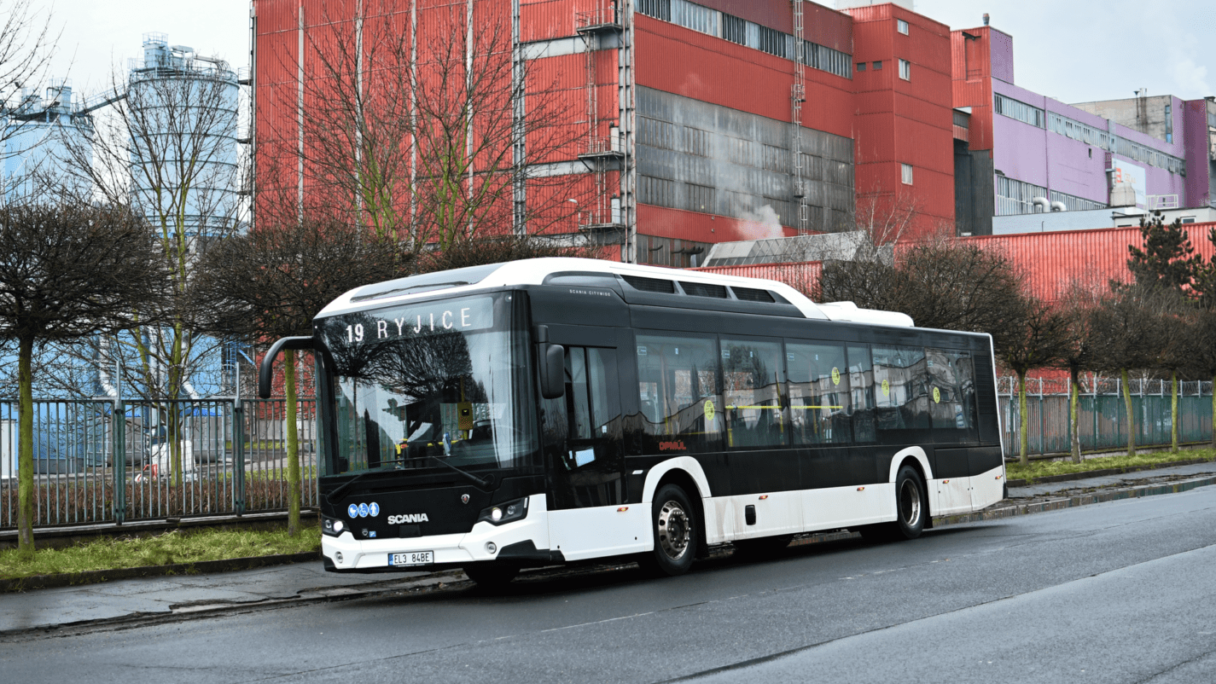 V Ústí nad Labem skončily zkoušky elektrobusu od Scanie