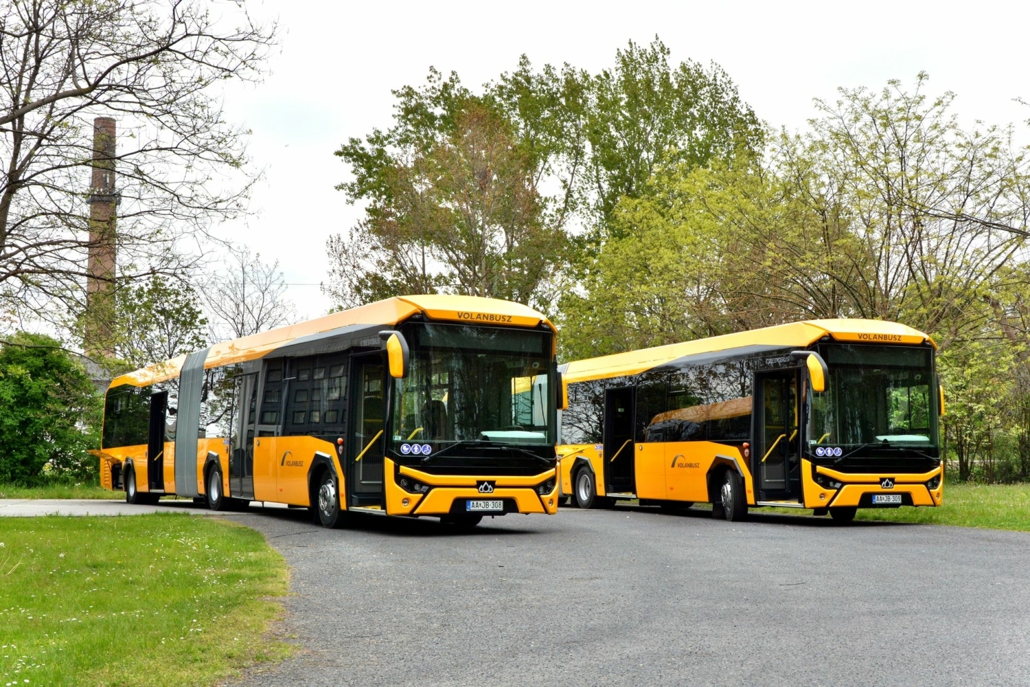 V první polovině května začaly dodávky prvních 47 vozů Credo dopravci Volánbusz, na němž je Credo existenčně závislé. (zdroj: Credo)