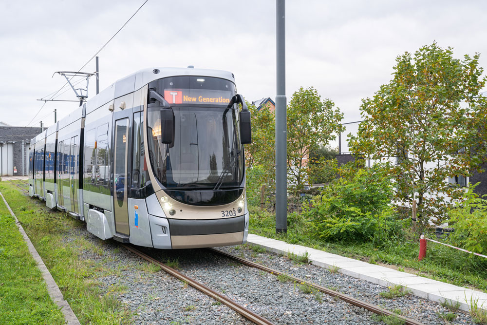 Tramvaje nové generace (TNG) spadají do rodiny vozidel Flexity 2, jež dnes dodává Alstom. (foto: STIB)