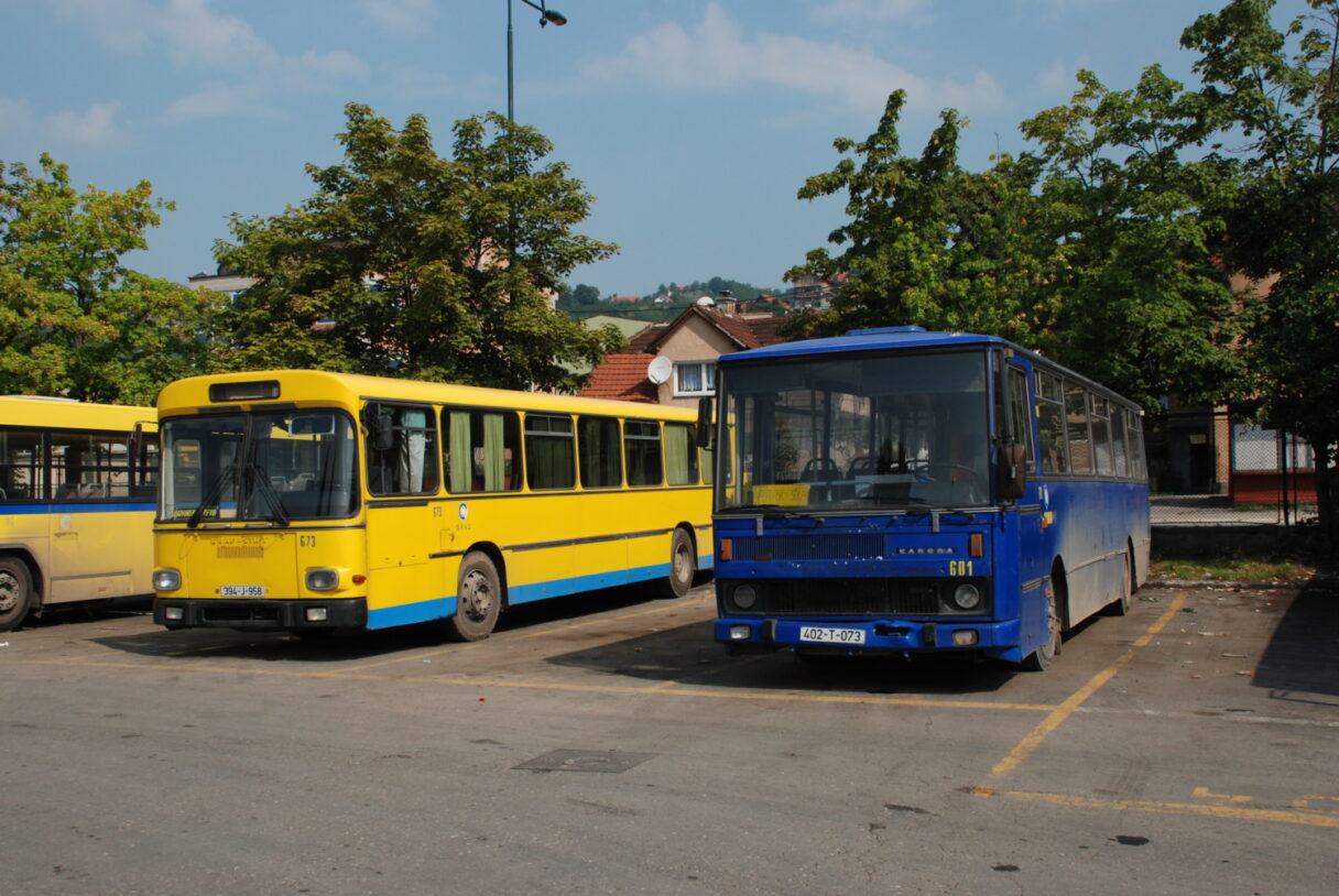 Autobusy Karosa B 731 v Sarajevu