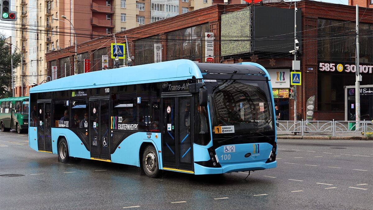 Jediný Avangrad v jekatěrinburském trolejbusovém parku dodaný letos na jaře (foto: Rezident)