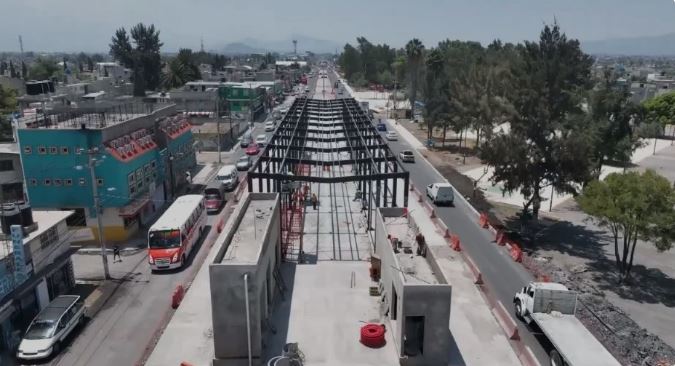 Stavba meziměstské trolejbusové trati Ciudad de México – Chalco pokračuje