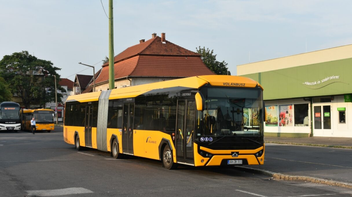 Maďarský elektrobus Credobus Econell Next. Tedy Electronell