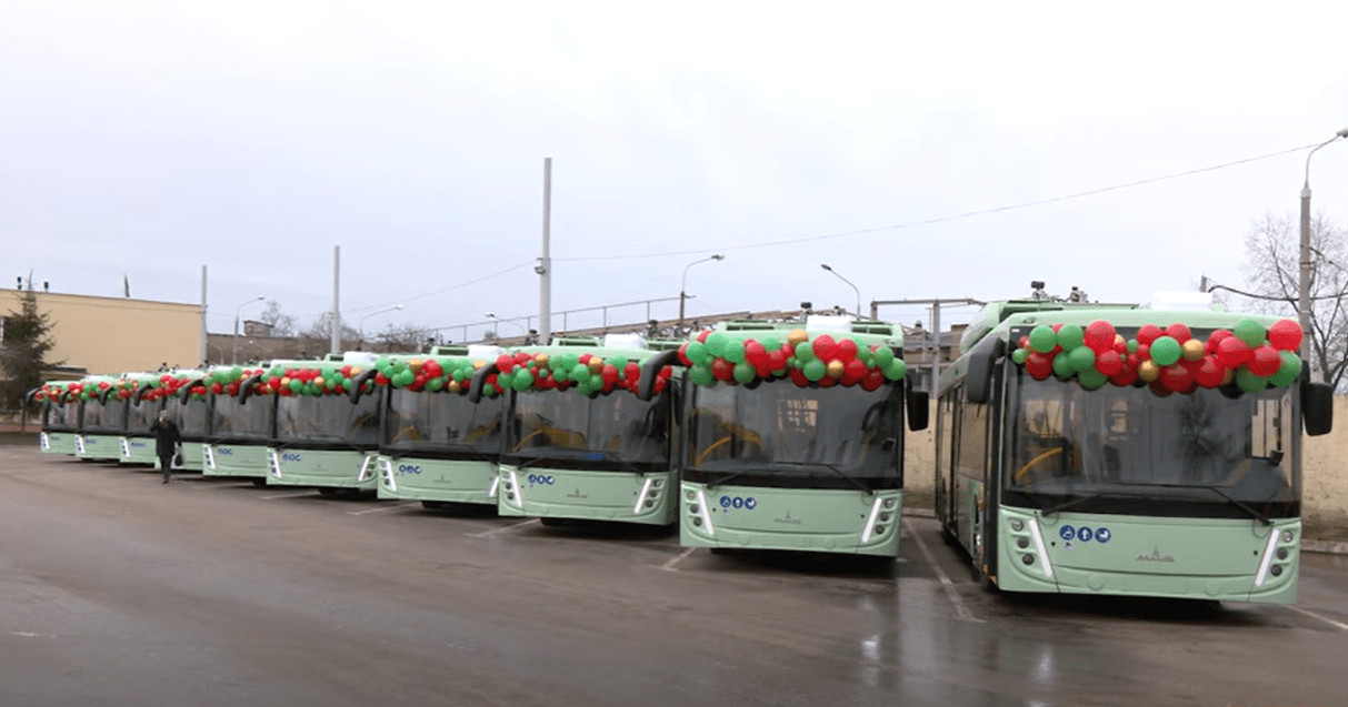 Minsk získal 10 trolejbusů, dalších 50 je v plánu