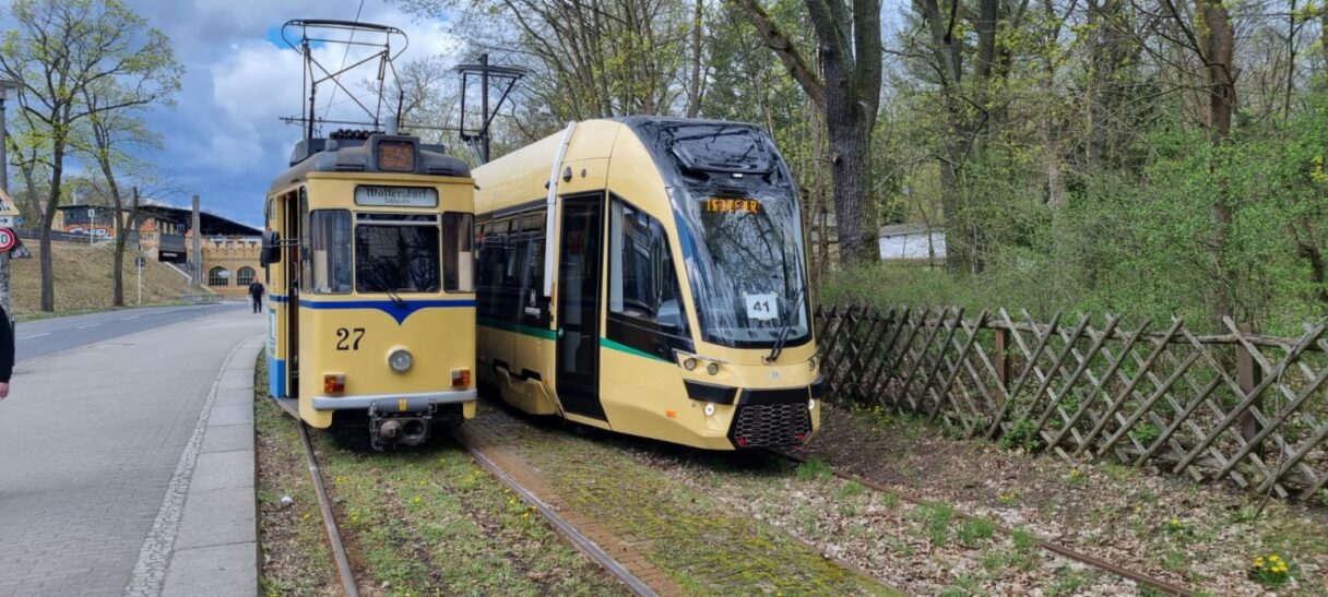 Tramvaj Moderus Gamma zahájila zkoušky ve Woltersdorfu