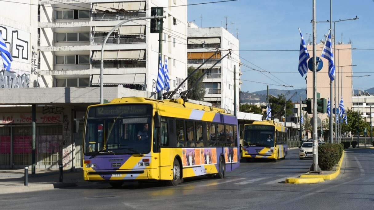 Athény hodlají zrušit do roku 2027 trolejbusy