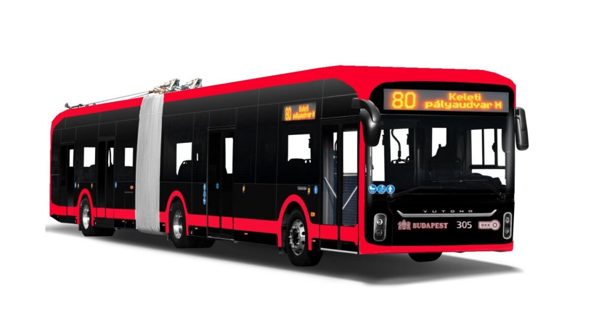 Tandem Yutong/Ikarus vyhrál soutěž na dodání až 160 trolejbusů pro Budapešť