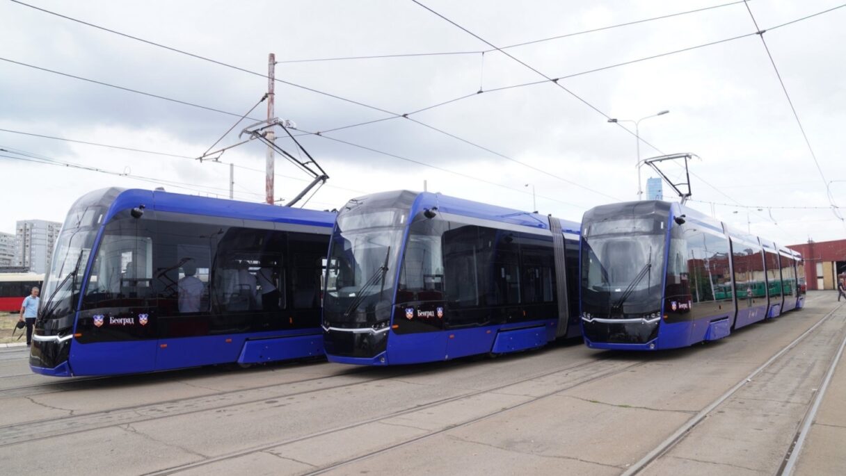 Do ulic Bělehradu vyrazily první tramvaje Bozankaya