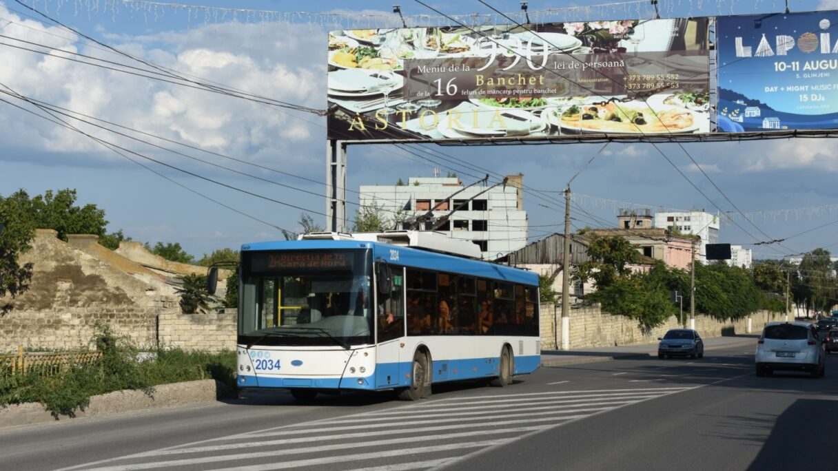Moldavské Bălți zavedlo sedm nových trolejbusových linek