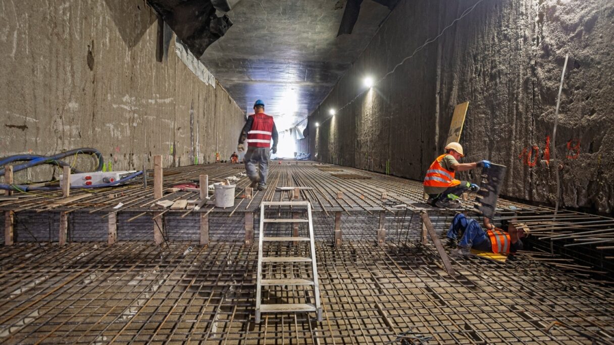 Obrazem: Varšavská první podzemní tramvajová stanice