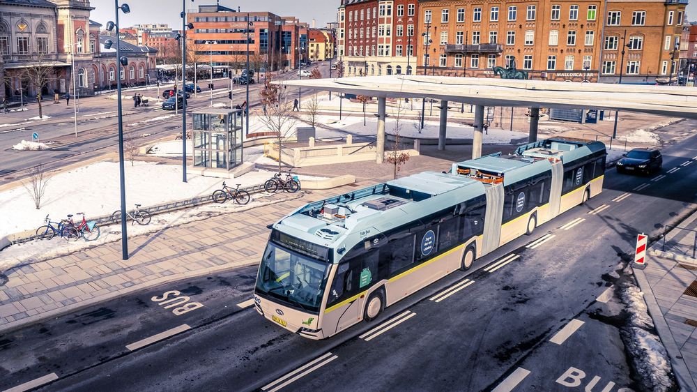 Ohlédnutí za provozem tříčlánkových elektrobusů v Aalborgu