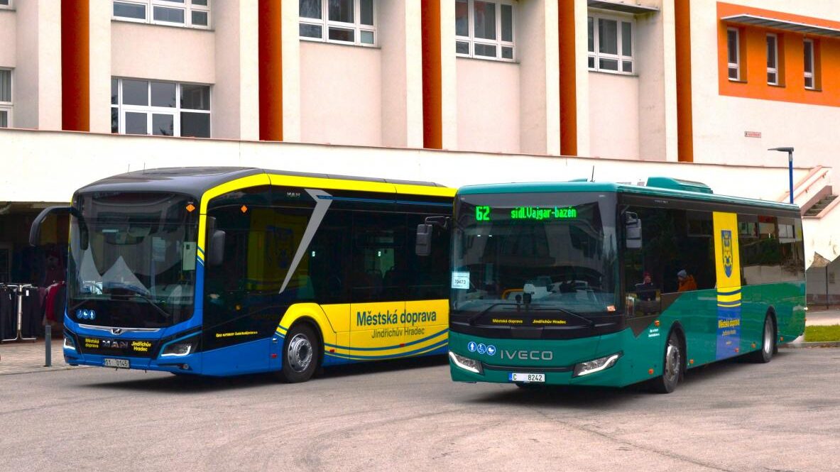 MAN dodal elektrobusy do Jindřichova Hradce
