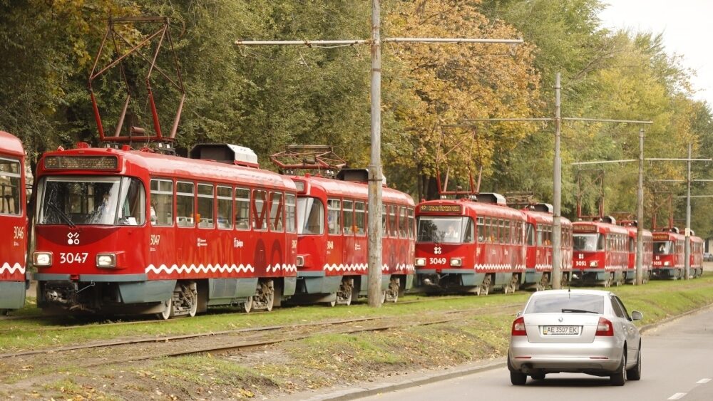 Dnipro zařazuje poslední z darovaných tramvají Tatra T4D-M1