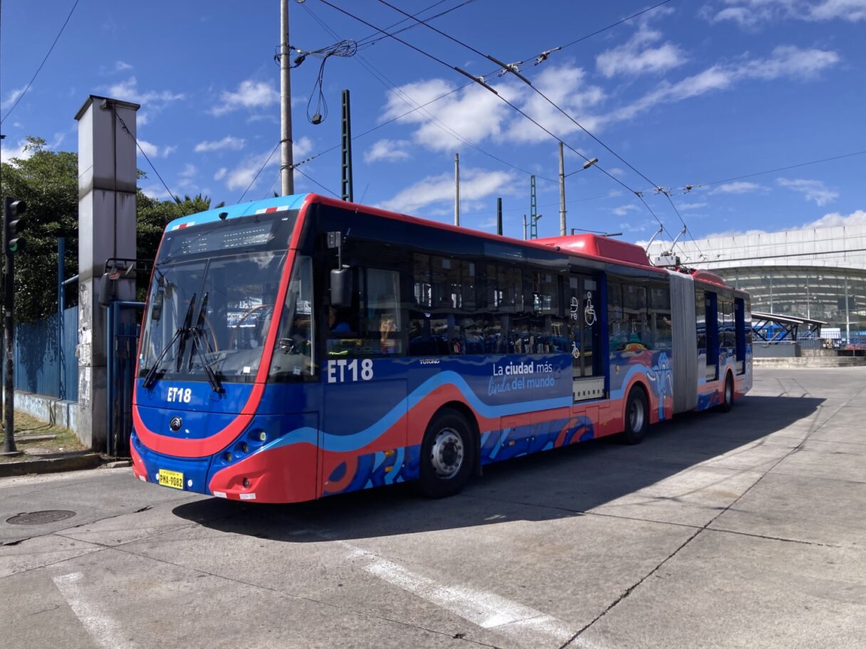 Quito plánuje koupit v tomto roce 20 trolejbusů