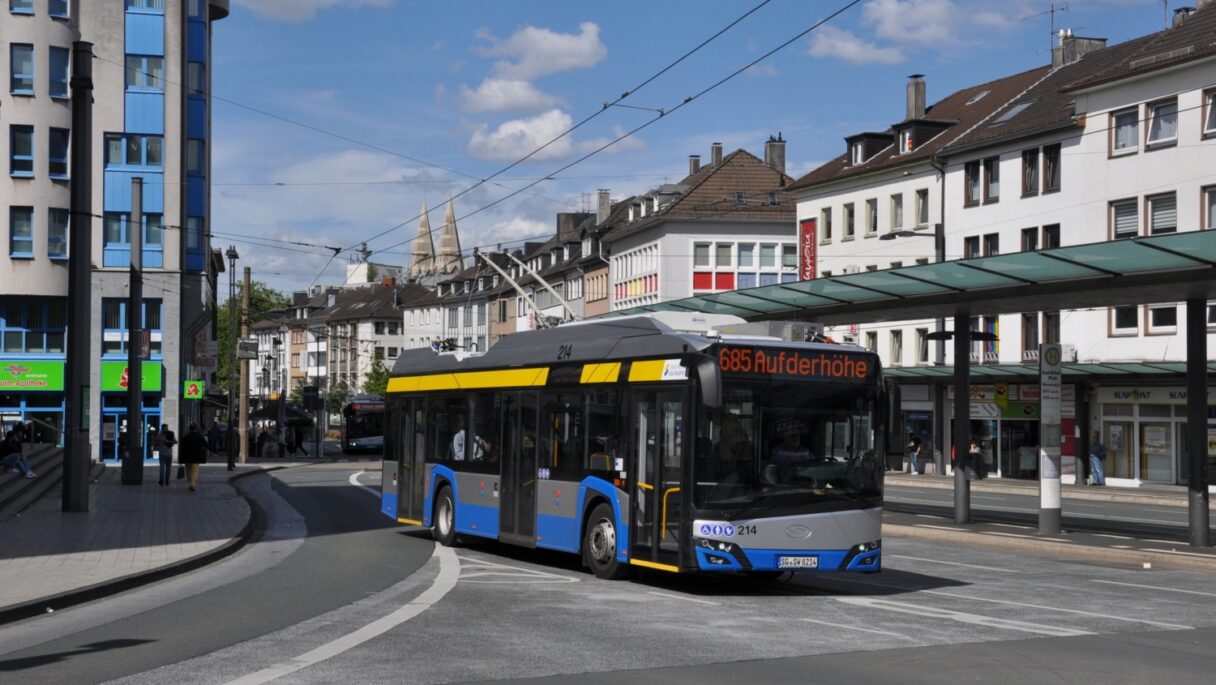 Příliš drahé trolejbusy. Solingen zvažuje přechod na elektrobusy