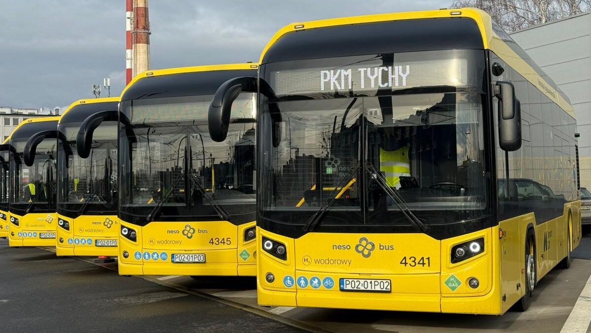 V Tychách a Katowicích vyjedou vodíkové autobusy