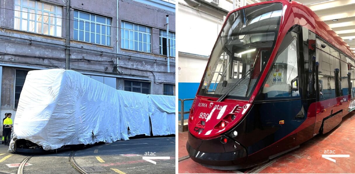 První nová tramvaj po čtvrtstoletí. Řím se dočkal prvního CAFu