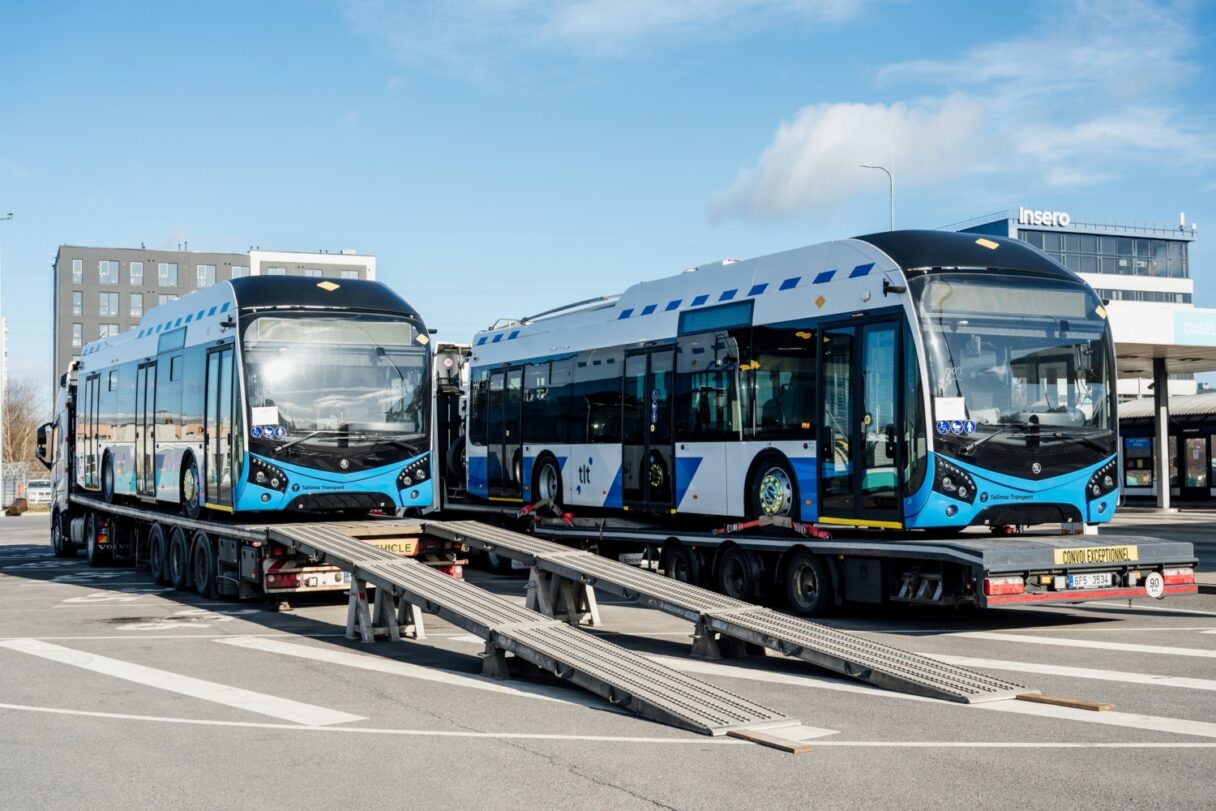 Do Tallinnu dorazily první trolejbusy Škoda 32 Tr