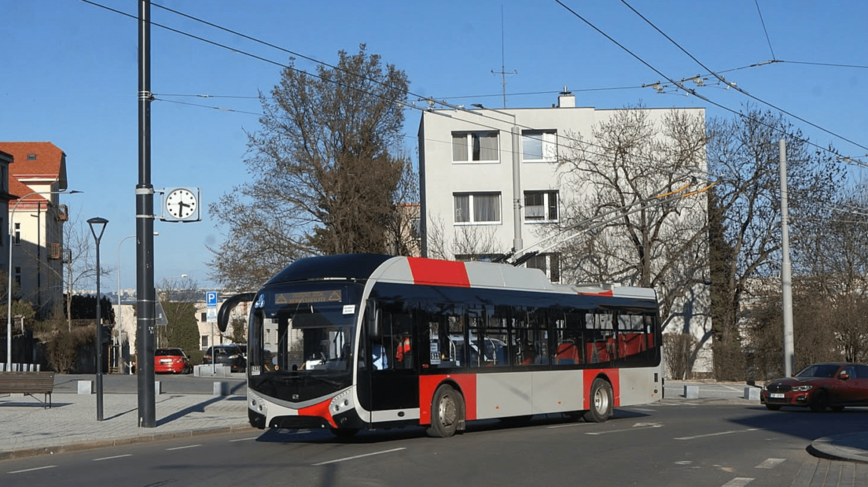 Trolejbus vyjede 1. 4. na třetí pražskou linku