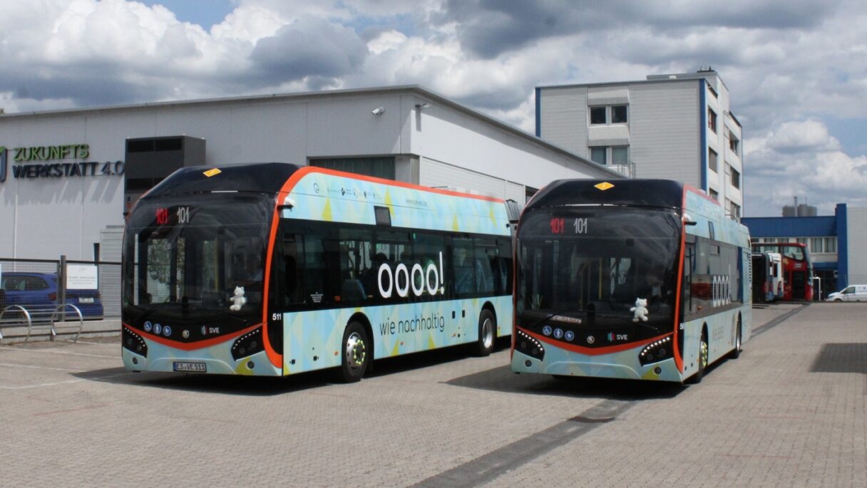 Do Esslingenu dorazily první trolejbusy Škoda 32 Tr a 33 Tr